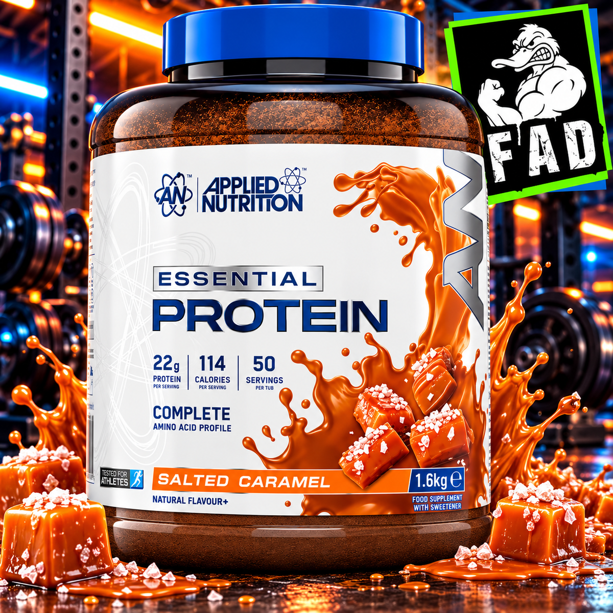 Applied Nutrition Essential Protein 1.6kg 22g Protein 50 Servings