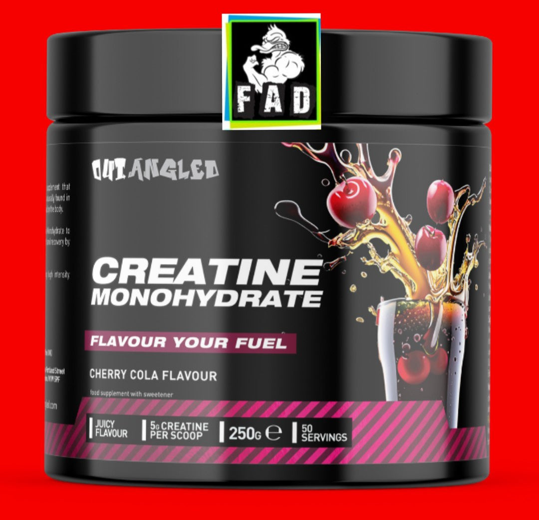 Outangled Creatine Monohydrate 250g 50 Servings Flavoured