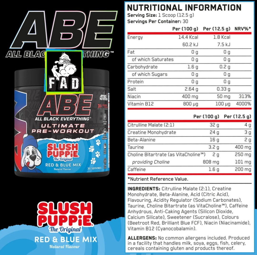 Applied Nutrition ABE All Black Everything Pre-Workout 30 Servings