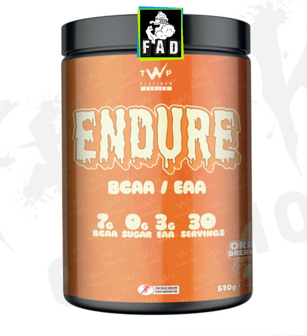 TWP Endure BCAA + EAA 510g 30 Servings - 7000mg BCAAs & 3000mg EAA for Recovery & Performance Boost