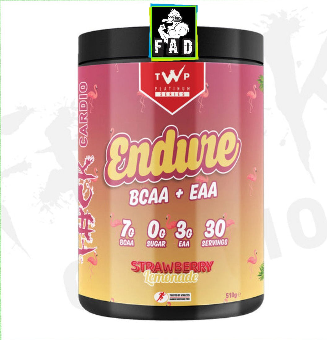 TWP Endure BCAA + EAA 510g 30 Servings - 7000mg BCAAs & 3000mg EAA for Recovery & Performance Boost