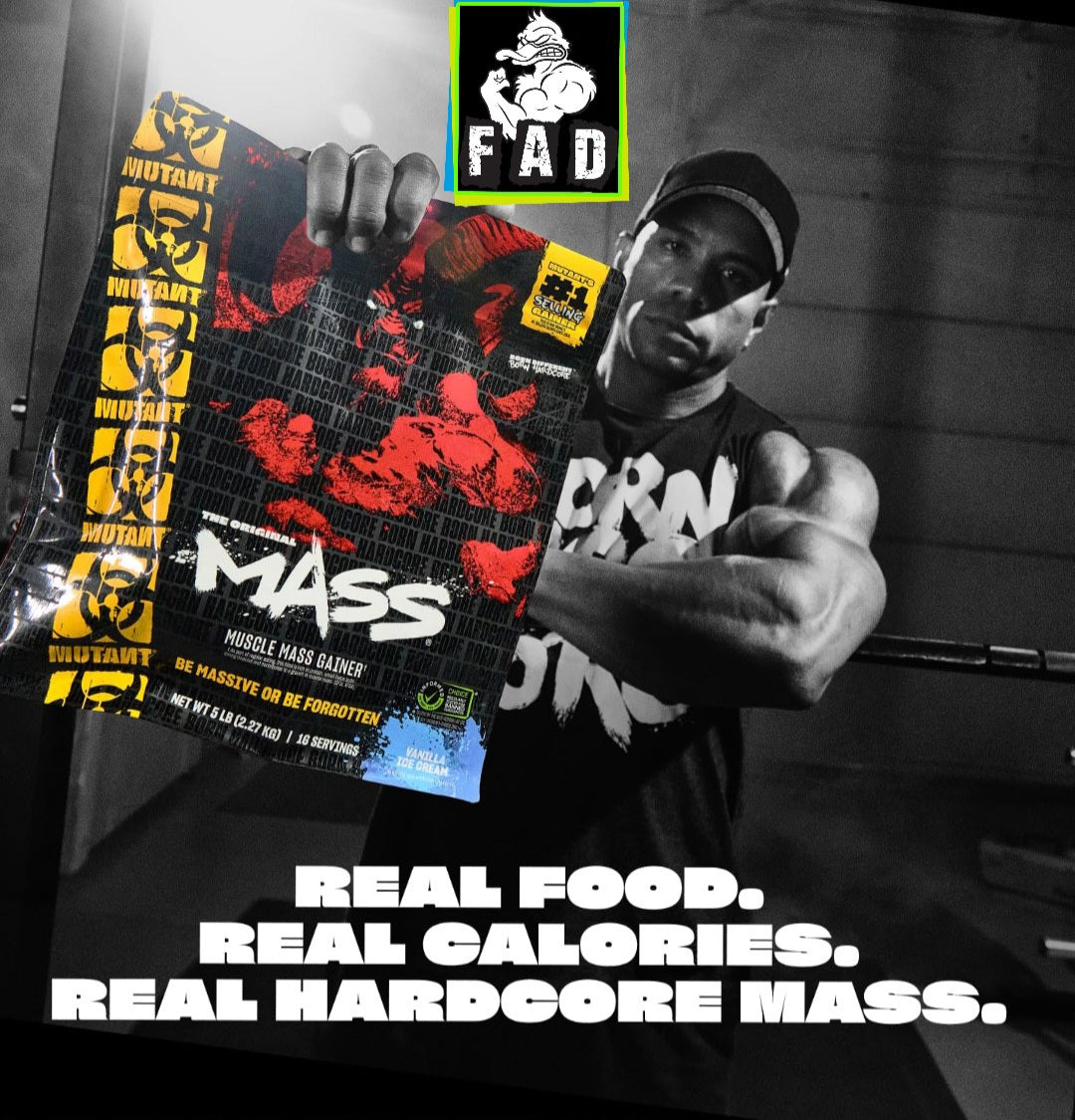 Mutant Mass 2.27kg Weight Gainer - Original Big Bag Creation for Hardcore Athletes