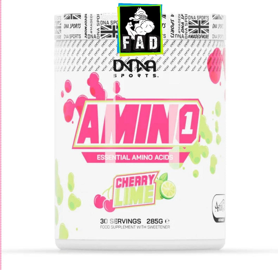 DNA Sports Amino 1 EAA - Complete Essential Amino Acids for Muscle Recovery & Growth -  285g