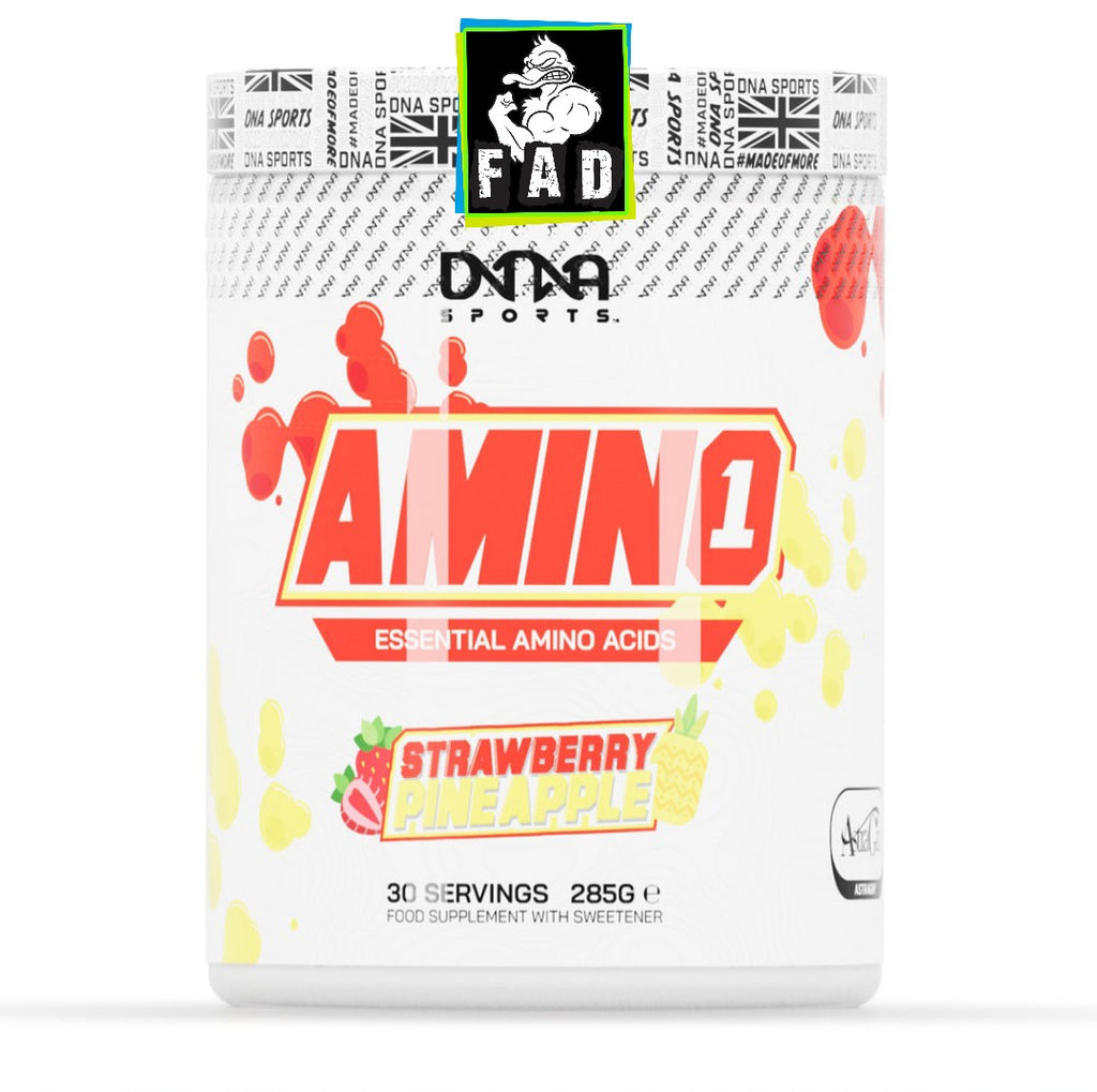 DNA Sports Amino 1 EAA - Complete Essential Amino Acids for Muscle Recovery & Growth -  285g