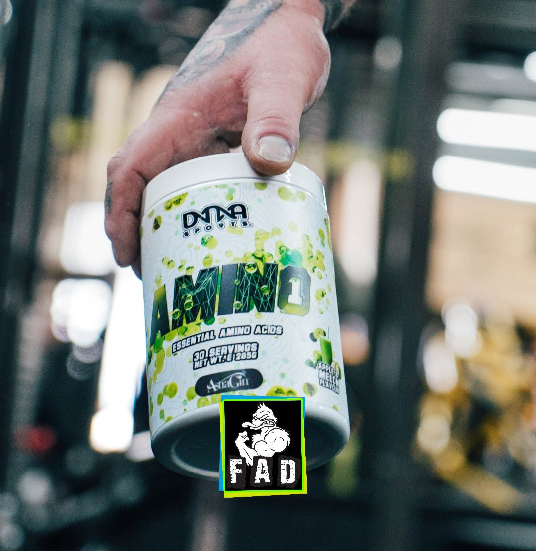 DNA Sports Amino 1 EAA - Complete Essential Amino Acids for Muscle Recovery & Growth -  285g