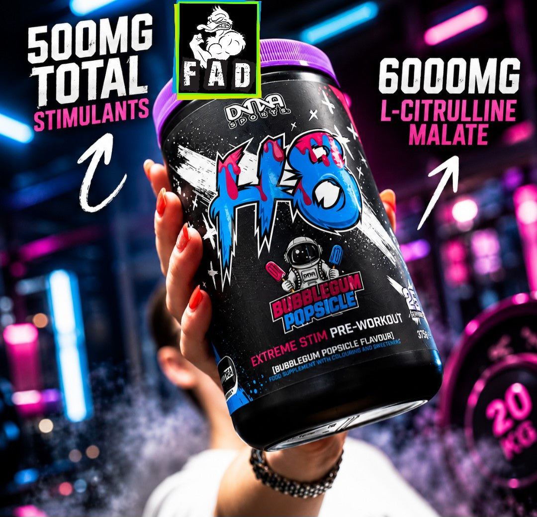 DNA H8 Extreme Stim Pre-Workout 25 servings 400g