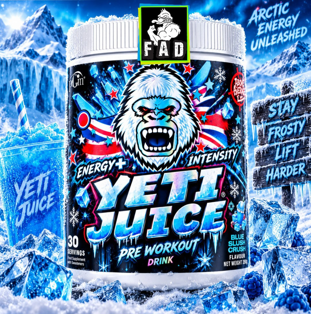 Gorilla Alpha Yeti Juice High Intensity Formula for Energy Focus and Results - 40 Servings, Absolute Energy, Enhanced Focus