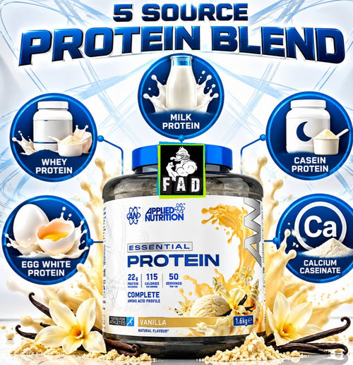 Applied Nutrition Essential Protein 1.6kg 22g Protein 50 Servings