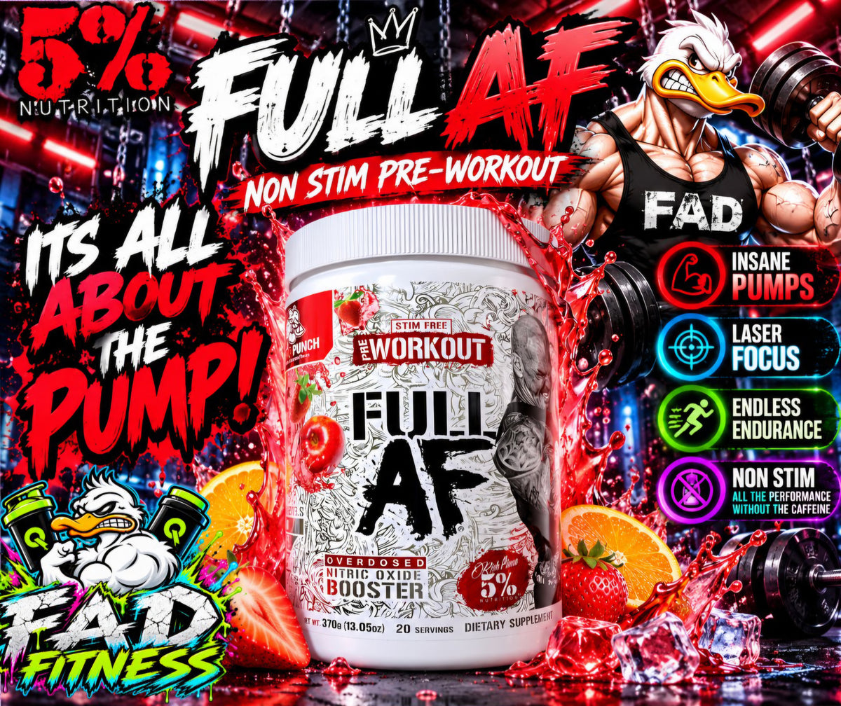 5% Nutrition Full AF Stim Free Pump Formula for Maximum Muscle Fullness & Hydration