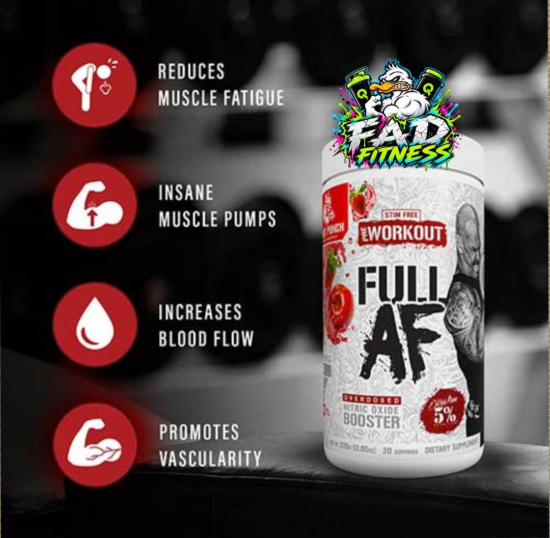 5% Nutrition Full AF Stim Free Pump Formula for Maximum Muscle Fullness & Hydration