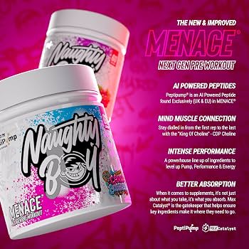 Naughty Boy Menace V2 Pre-Workout 60 Servings