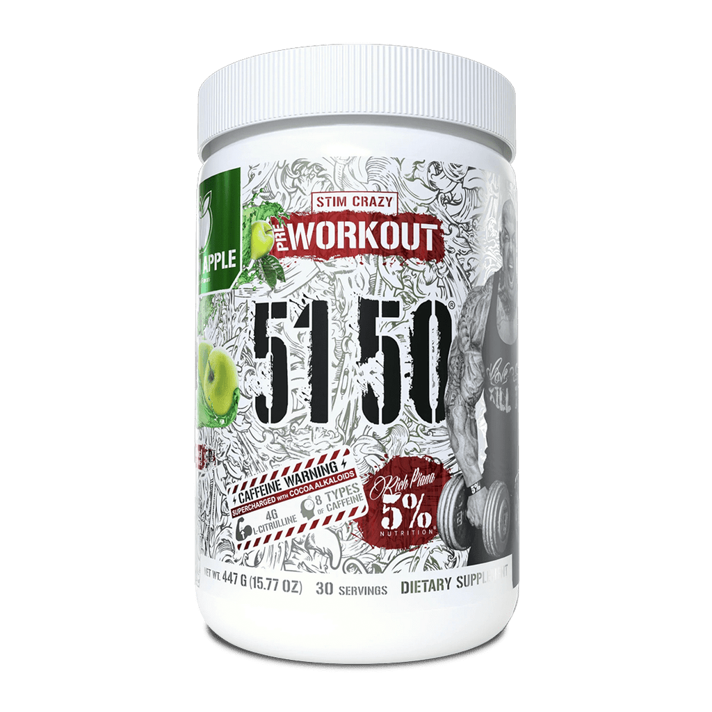 5% 5150 High Stim Pre-Workout Rich Piana 30 Servings