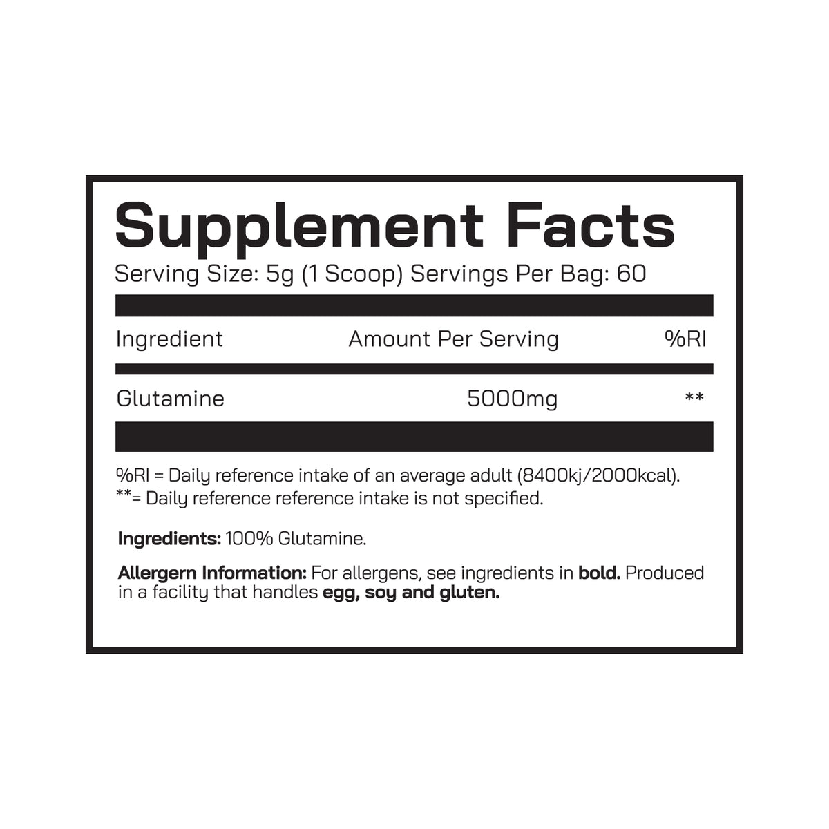 DNA Sports 300G 60 Servings one of the most abundant amino acids in the body