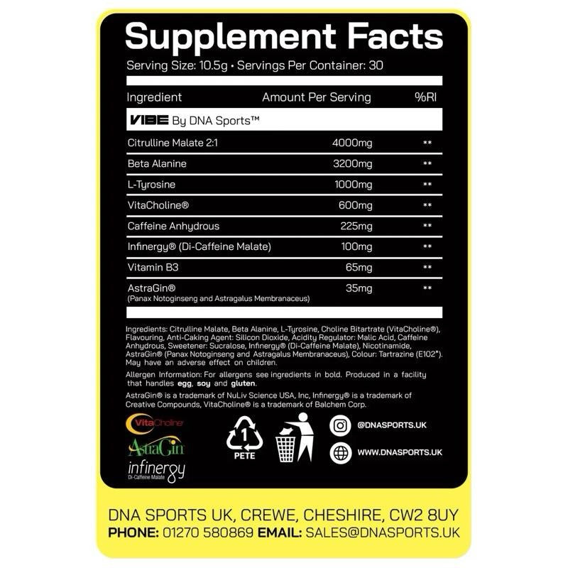 DNA Sports Vibe Pre-Workout
