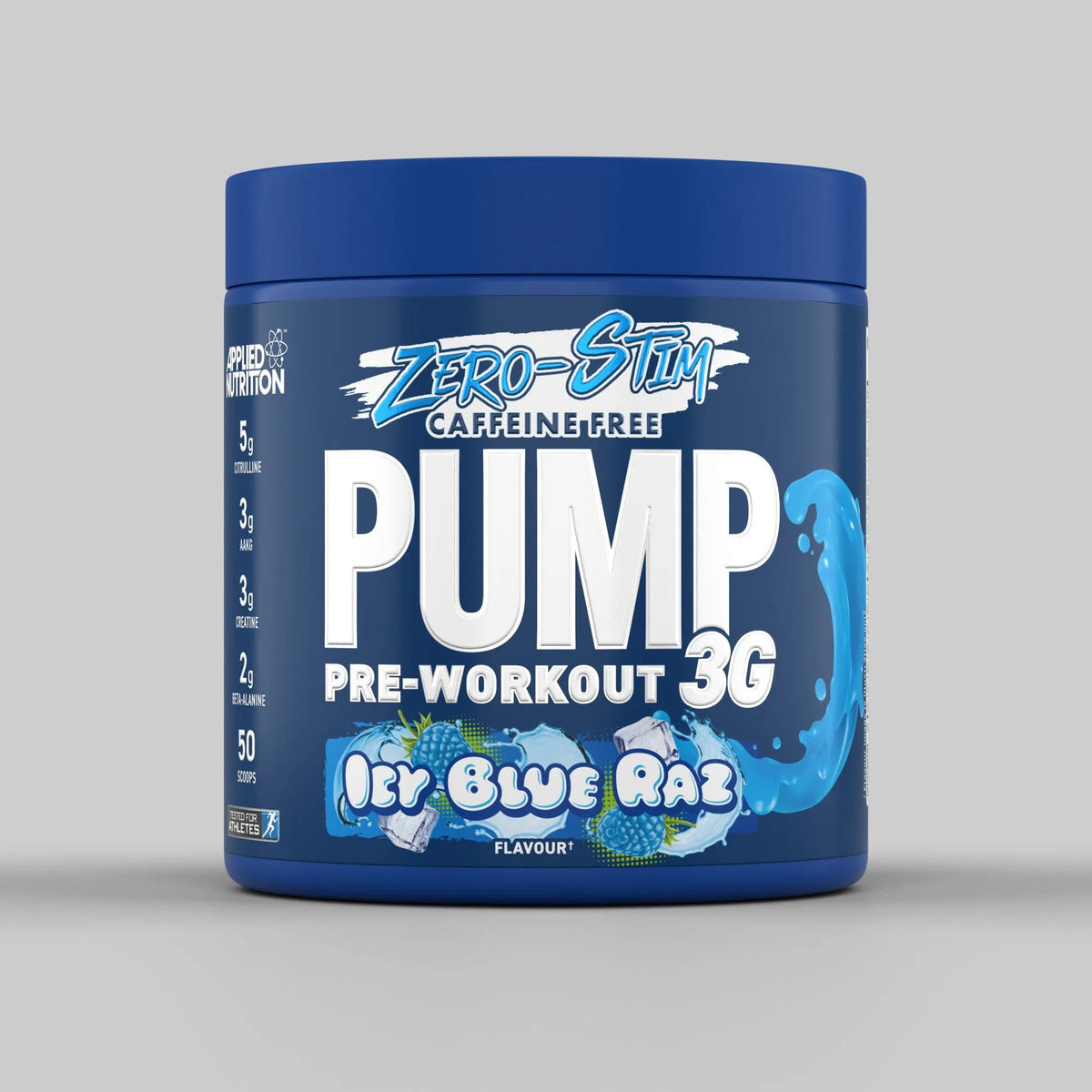 APPLIED NUTRITION PUMP 3G 375g Zero Stim CAFFEINE FREE