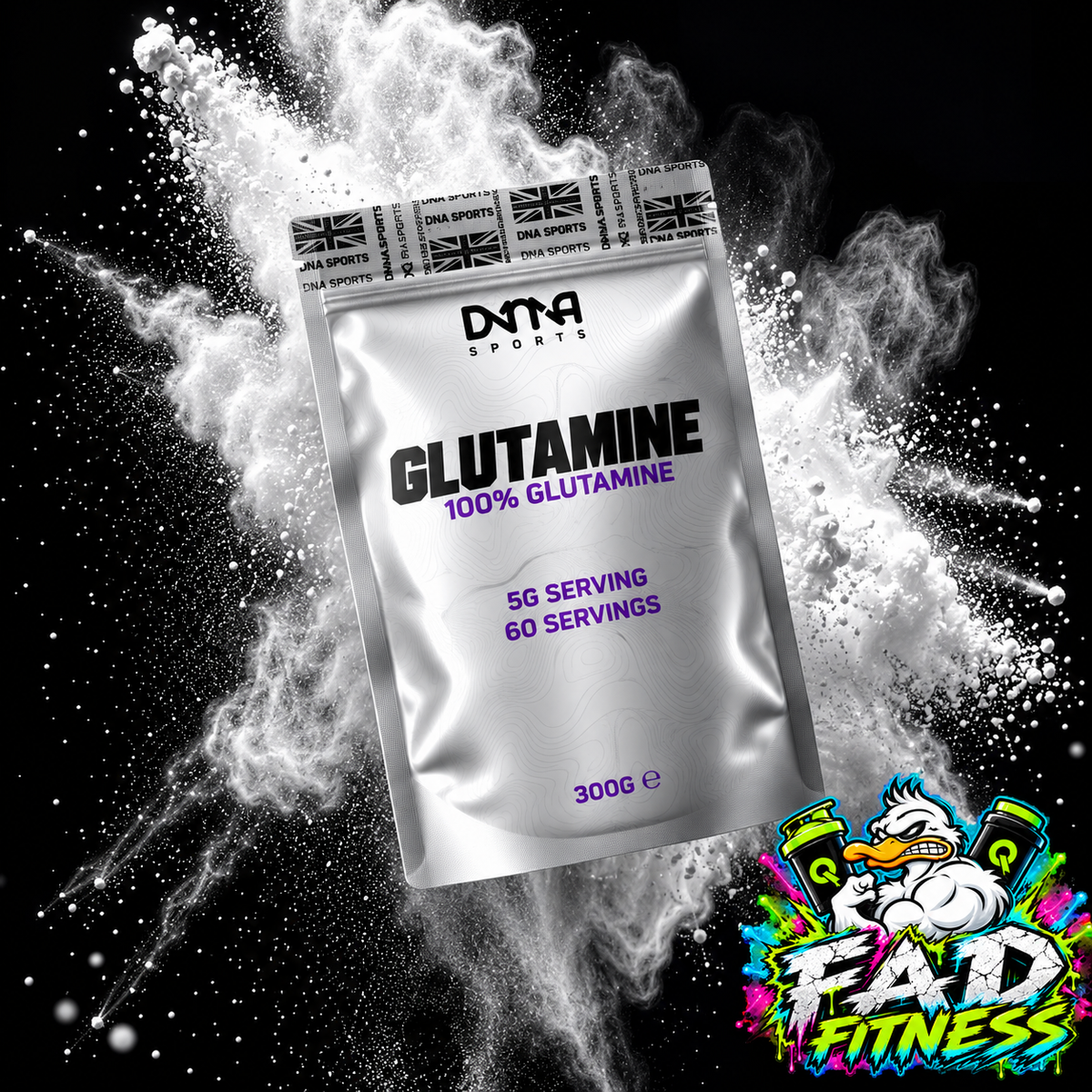 DNA Sports 300G 60 Servings one of the most abundant amino acids in the body
