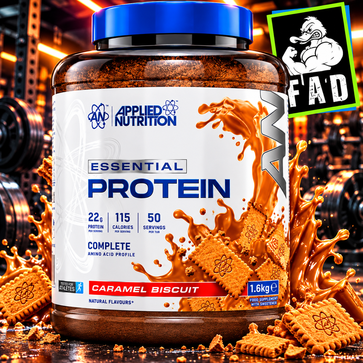 Applied Nutrition Essential Protein 1.6kg 22g Protein 50 Servings