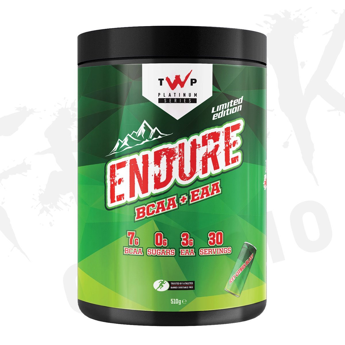TWP Endure BCAA + EAA 510g 30 Servings - 7000mg BCAAs & 3000mg EAA for Recovery & Performance Boost